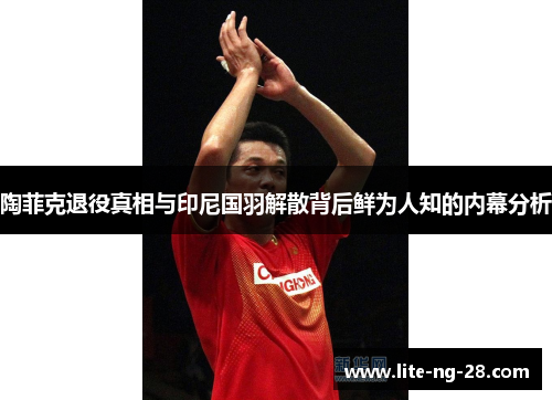 陶菲克退役真相与印尼国羽解散背后鲜为人知的内幕分析